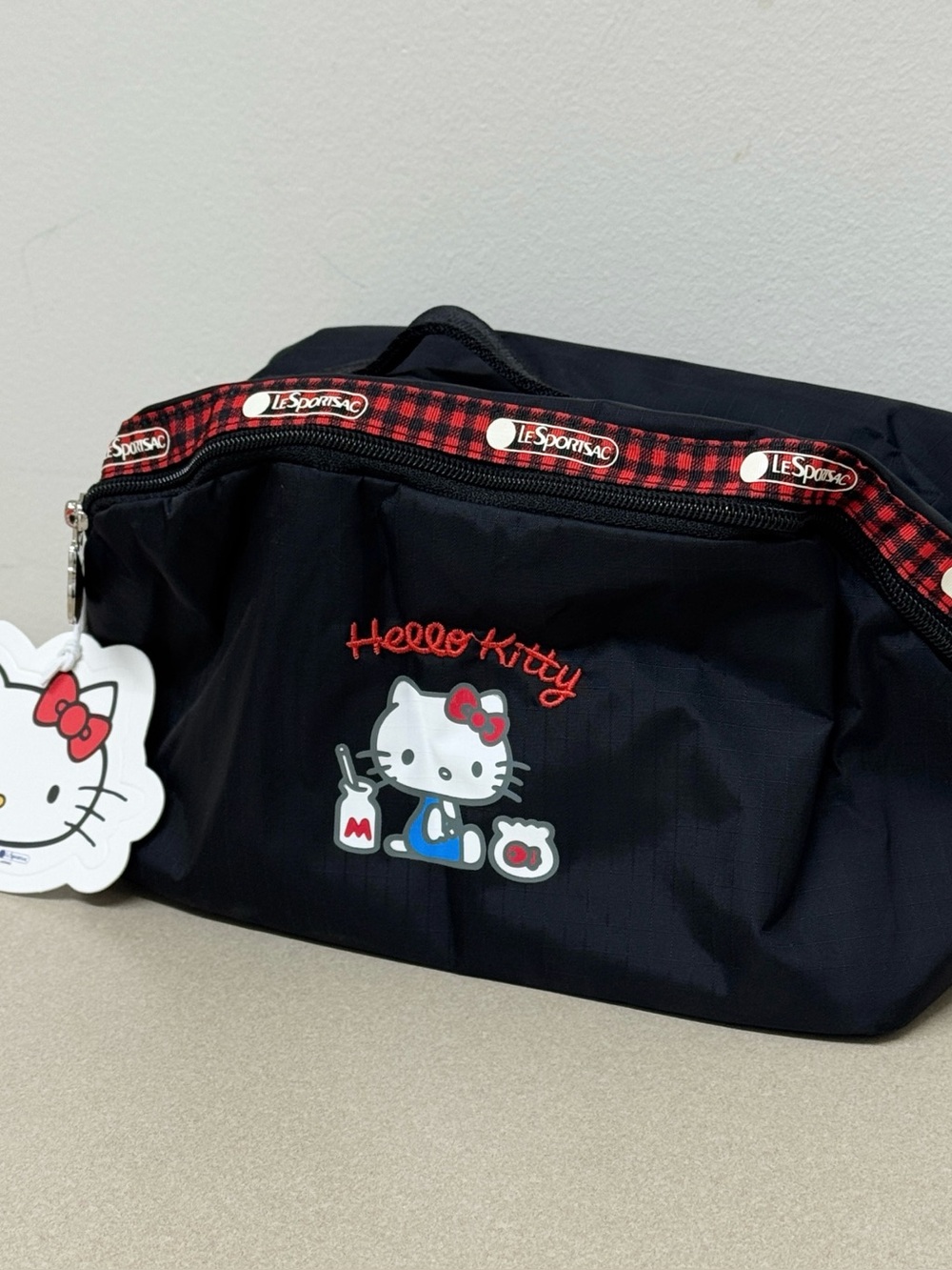LeSportsac x Hello Kitty Black Cosmetic Bag NWT